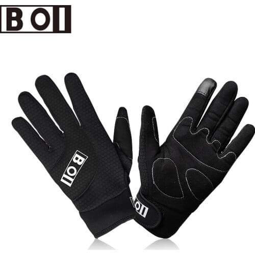 HOT! Winter BOI Outdoor full finger Gloves windproof Winter Thermal Breathable Warm Touchscreen Black M-XXL