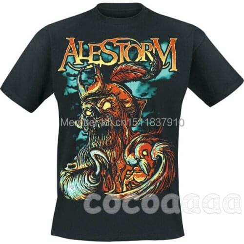 Harajuku Zombies pirate Alestorm Rock Brand men shirt 3D Harajuku camisetas mma fitness heavy Dark Metal 100%Cotton