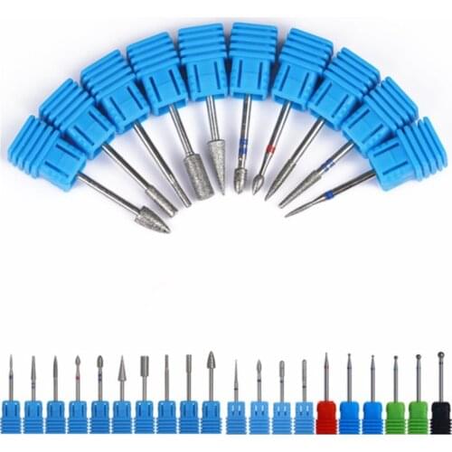 Nail Drill Bit Set milling Cutter for Manicure Polish Machine Set electric manicure mill for manicure Cutter nails