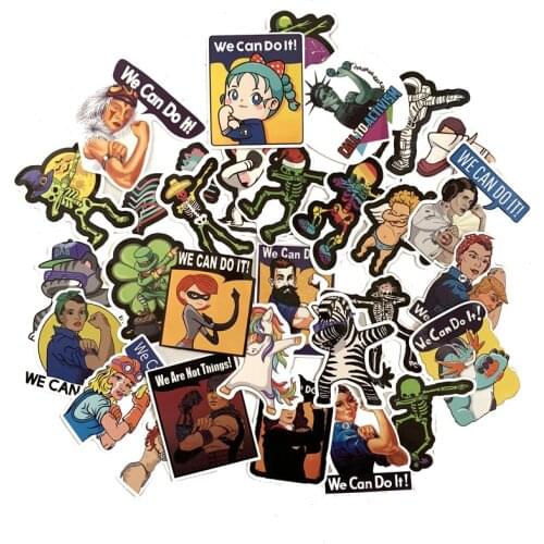 30Pcs/Pack PVC Raise your hand and fight for character graffiti Stickers Cartoon Graffiti Pegatinas For Motorcycle Laptop
