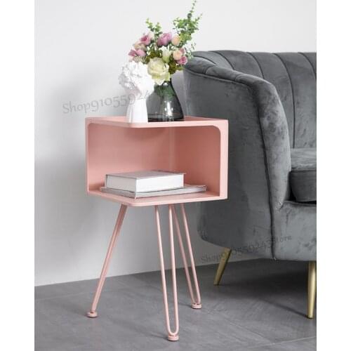 Sofa Side Table Creative Simple Modern Mini Coffee Table Light Luxury Removable Net Red Wrought Iron Corner Table