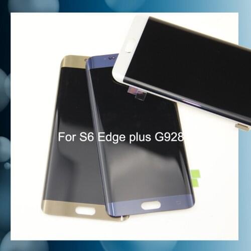 S6 Edge Plus Screen For Samsung Galaxy S6 Edge Plus G928 G928F LCD Display Touch Screen Digitizer Super Amoled