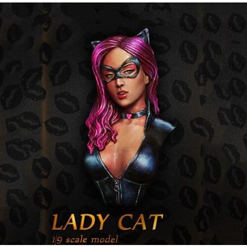 Self-assembled New Unassembled 1/10 ancient girl with sunglasses bust Resin Figure Unpainted Model Kit