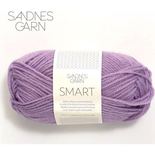 SANDNES SMART, Norwegian imports, pure wool, baby thick line, sweater scarf, hand-knitted yarn, 100m, wool, handmade