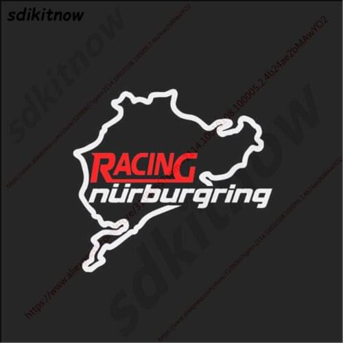 Racing RS ST Sports Body Nurburgring Sticker Tank Decal Car Styling For FORD FOCUS 2 Focus 3 Mondeo Fiesta Kuga MK Mustang F150