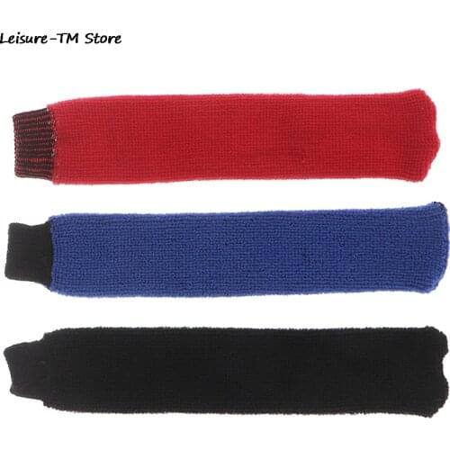 1pc Super sell Cotton and Elastic Nonslip Towel Badminton Racket Over Grip Cover Black