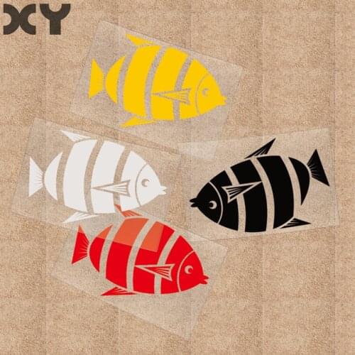 XY Funny Animal Car Stickers Truck Auto Motor Decal Fish Reflective Type Funny Car Sticker
