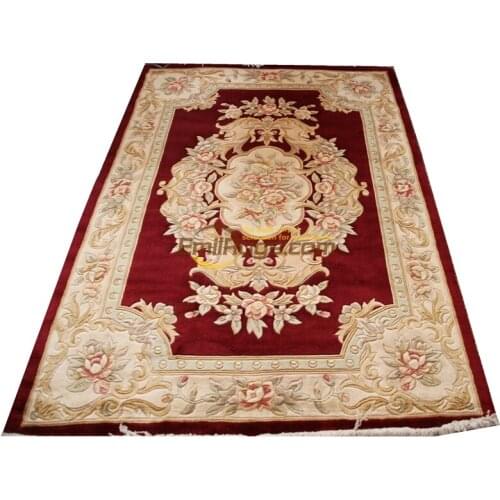 French Savonnerie Hand Knotted Wool Oriental Rug The Craft Of Making Wool By Hand Runner Rugs Mandala Home Decoration