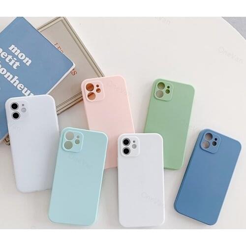 Protective Case for iPhone 12 Pro Max X 11 Phone Case for iPhone 8 7 6s Plus Tpu Cartoon Art Matte Soft Colorful