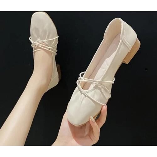 Classics Designer Folds Cross Rome Shoes For Women Retro Soft Leather Loafers 2021 Casual Knitted Slip On Nursing Nude Flats