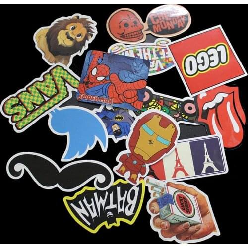 100 PCS Style A Stickers Toy Phone Skateboard Waterproof DIY Decal Luggage Laptop Car Styling JDM Doodle Funny Sticker