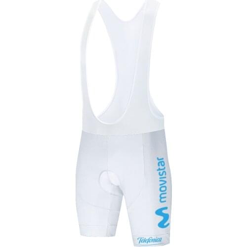 2020 Movistar cycling shorts licra ciclismo hombre gel pad 9D bicycle suit MTB uniform mens cycling clothing