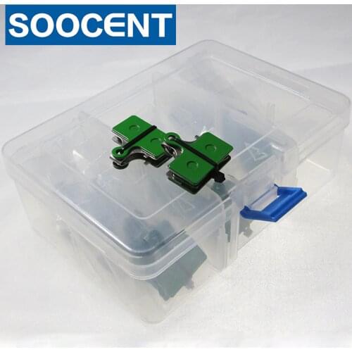 20 pairs Green Semi-Metallic bicycle disc brake pads for Shimano XT SLX M985 M785 M675 M666 M988M987 S700/ALFINE R785/FSAK Force