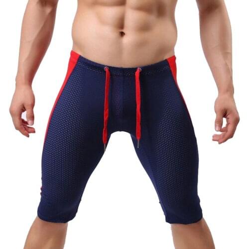 Men Sports Running Shorts Training Soccer Tennis Gym Fitness Mens Quick Dry Outdoor Jogging Elastic Mesh breathable Shorts