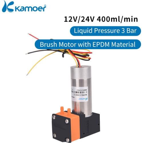 Kamoer KLP01 Diaphragm Pump 12/24V with Brushless Single/Double Head For Weak Alkali and Acid