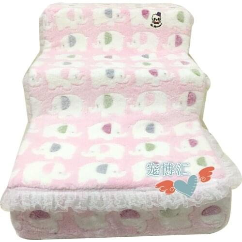 Pet Teddy Multi-purpose Elderly Bed Sofa Steps on The Second and Third Floors Stepping Bed Four-layer Climbing Dog Ladder