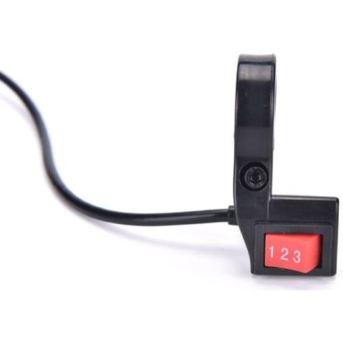 New 22mm 7/8in Electric 3 Speed Module Handlebar Switch Shift For Motorcycle E-bike Scooter Motorcycle Switch