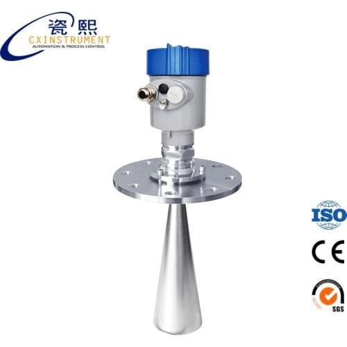 Radar level transmitter 70meters Measuring range 4-20mA Output tank level transmitter
