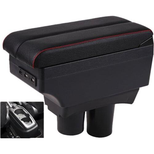 For Citroen c-elysee/ Peugeot 301 armrest central Store content Storage box with cup holder ashtray accessories 2012-2016
