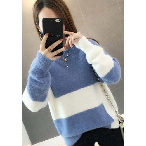 Christmas Sweater Women Winter 2020 Fashion Pullover women Velvet Sweater Long Sleeve Sweaters