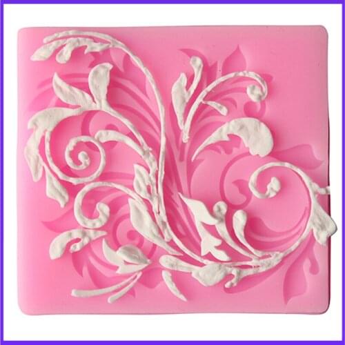 Decoration Lace Mat Cake Mold Bakeware Fondant Silicone Lace Cake Candy Decorating baking Tools