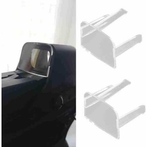 Outdoor Tactical Hunting Red Dot Holographic Scope Protective Cover Transparent Acrylic Lens Protection Cap For 551/552/553/556