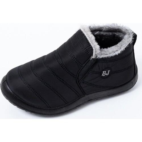 2021 Winter Boots Women Waterproof Snow Women Shoes Flat Casual Winter Shoes Ankle Boots For Women Plus Size 35-43 Couple Shoes