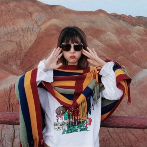 Winter Cloak Women Soft Knitted Print Tassel Cardigan Capes Shawl Coat Ponchos National Wind Sweater Shawl Elegant Cape Poncho