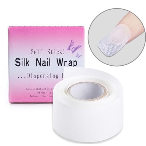 1PC New Silk Nail Protector Roll Nail Art Sticker Nail Care Stickers Protection Film