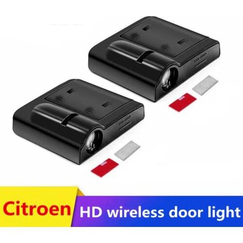 2PCS LED Car Door Welcome Light Projector Logo Laser light For Citroen C4 C5 C3 C2 C4L C1 C6 DS3 DS4 DS5 DS7 C-Elysee C3-XR SUV