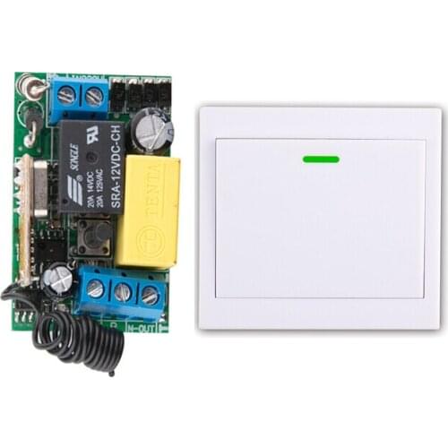 2016 new style high quality AC 220 V 10 A 1 CH Wireless remote control switch 1 Transmitter 1 Receiver