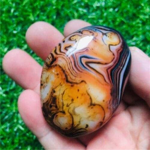 40-120g natural crystal quartz silk agate specimen