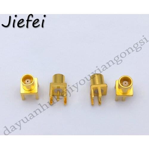 50-1000Pcs MCX female straigh Jack RF Coaxial Connector Adapter for PCB mount / Edge PCB Mount End