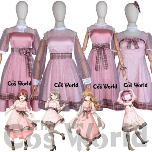 Love Live! Nijigasaki QU4RTZ Sing Smile Tennoji Rina Konoe Kanata Nakasu Kasumi Emma Verde Anime Customize Cosplay Costumes
