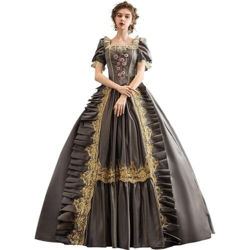 Rococo Baroque Marie Antoinette Ball Dresses 18th Century dress Renaissance Historical Period Victorian Dress Gown for Women