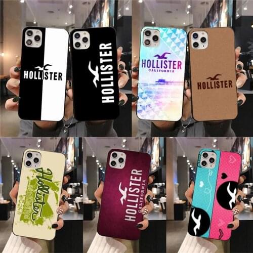 Clothing HOLLISTER Phone Case for iphone 12 pro max 11 pro XS MAX 8 7 6 6S Plus X 5S SE 2020 XR case
