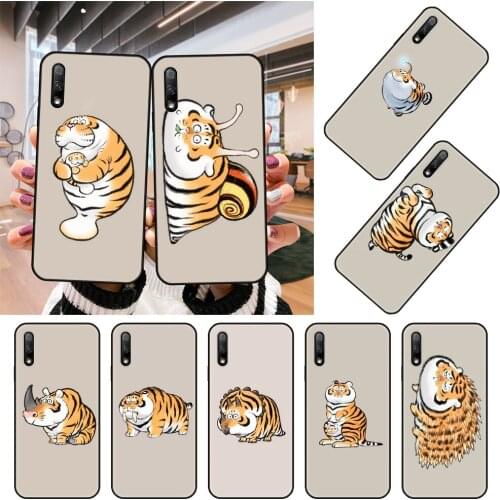 Phone Case For Huawei Honor 8A 9 10 8X 8S 9X i 7X 7A 20 A Lite Pro Black Cover Shell Soft Funda Various Animals Tiger Skins