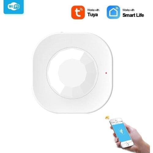 Tuya WiFi PIR Motion Sensor Smart Home Wireless Infrared Passive Detector Security Burglar Alarm Sensor Smart Life APP Control