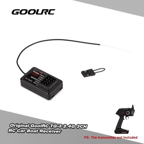 GoolRC Original TG-3 2.4G 3CH RC Car Boat Receiver for GoolRC TG3 AUSTAR AX5S Transmitter