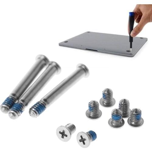 Hot-For apple MacBook pro 13inch 15inch 17inch Back cover screw for Macbook A1278 A1286 A1297 laptop Computer repair parts sli