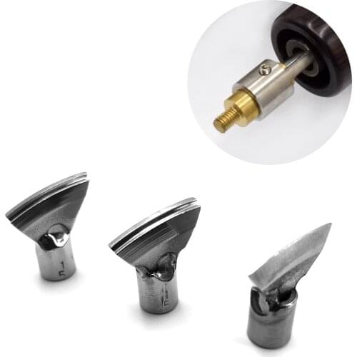 Leather Craft Tool Sector-Shaped Edge Creasing Head with M5 Internal Thread For Making Arched Edge And Creasing Decoration Line