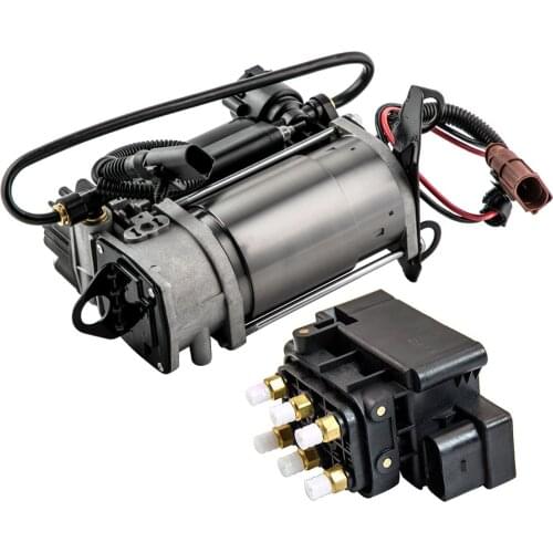 Air Suspension Compressor Pump For Audi A6 Elite 2009 3.2L 3123CC Air Ride Supply Valve Block 2001-2005 for 4E0616007 4Z7616007
