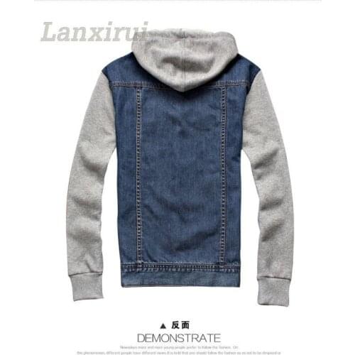 New Denim Men 'S Jackets Men Coat Fashion Brand Slim Fit Jaqueta Masculina Casual Abrigos Y Chaquetas Hombre