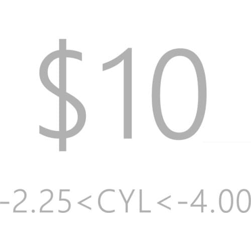 Astigmatism CYL2.00 To 4.00 Customized Prescription Lenses Extra Cost Use Only This can't be order alone