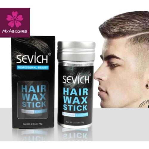 Sevich Natural Hair Wax Stick 75g Long Lasting Elegant Hair Wax For Male Hair Styling Clay Finishing Hair Cream Daily Use