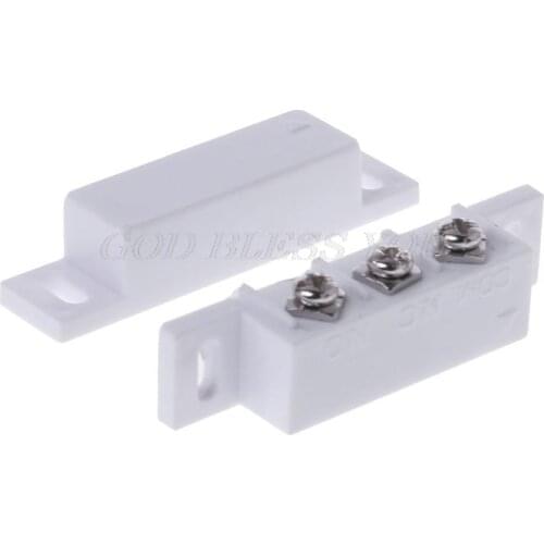 NC NO Magnetic Contact Switch Door Sensor Wired Metal Roller Shutter Door Home Alarm System Drop Shipping