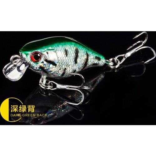 Newest 13.8g 6.5cm Mini Vib Hard Fishing Lure Japanese Design Crankbait Floating Crank baits with Double Hook