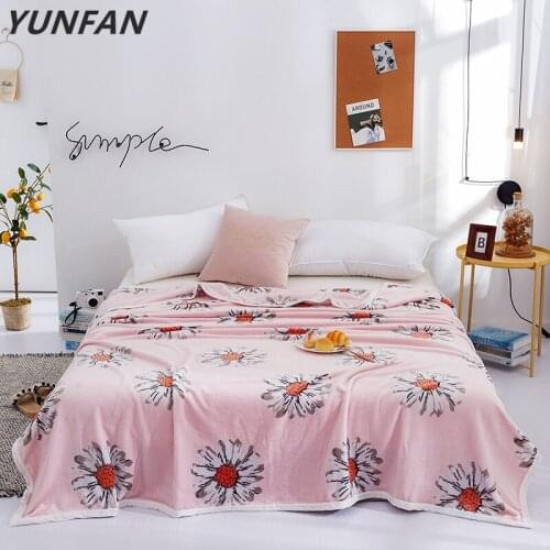 Flower blankets cartoon quilts twin full queen king adult blankets soft Throw Flannel blankets on Bed/car/sofa pink Europe rugs
