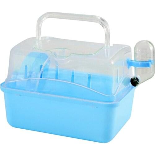 Plastic Hamster Travel Case Bird Carrier Parrot Carrying Cage Portable Outgoing Gear for Small Pets Chinchilla Squirrel