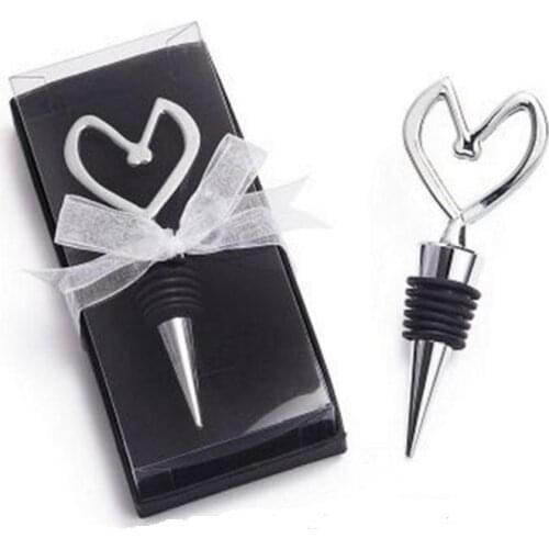 Heat Design Bottle Stopper and opener 100pcs Wedding Favors and gift Bridesmaid game prizes SN1141